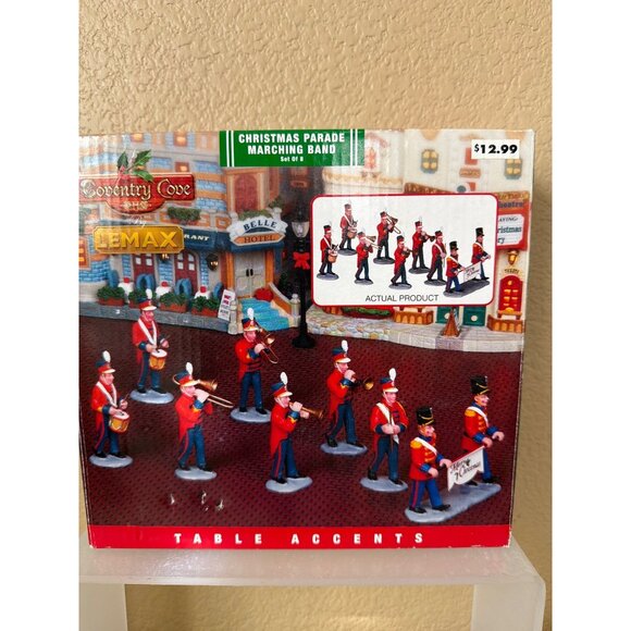 Lemax Coventry Cove Christmas Parade Marching Band Table Accents Set 2009 w/Box - Picture 3 of 9